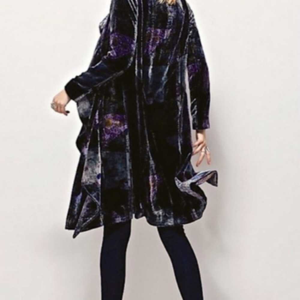 Free People Printed Velvet Jacket - image 4