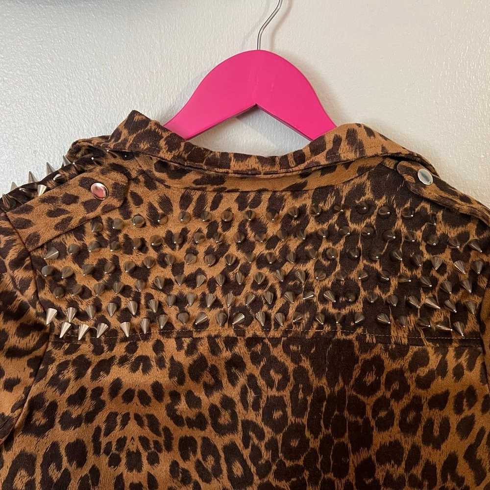 UNIF Leopard Spiked Moto - image 4