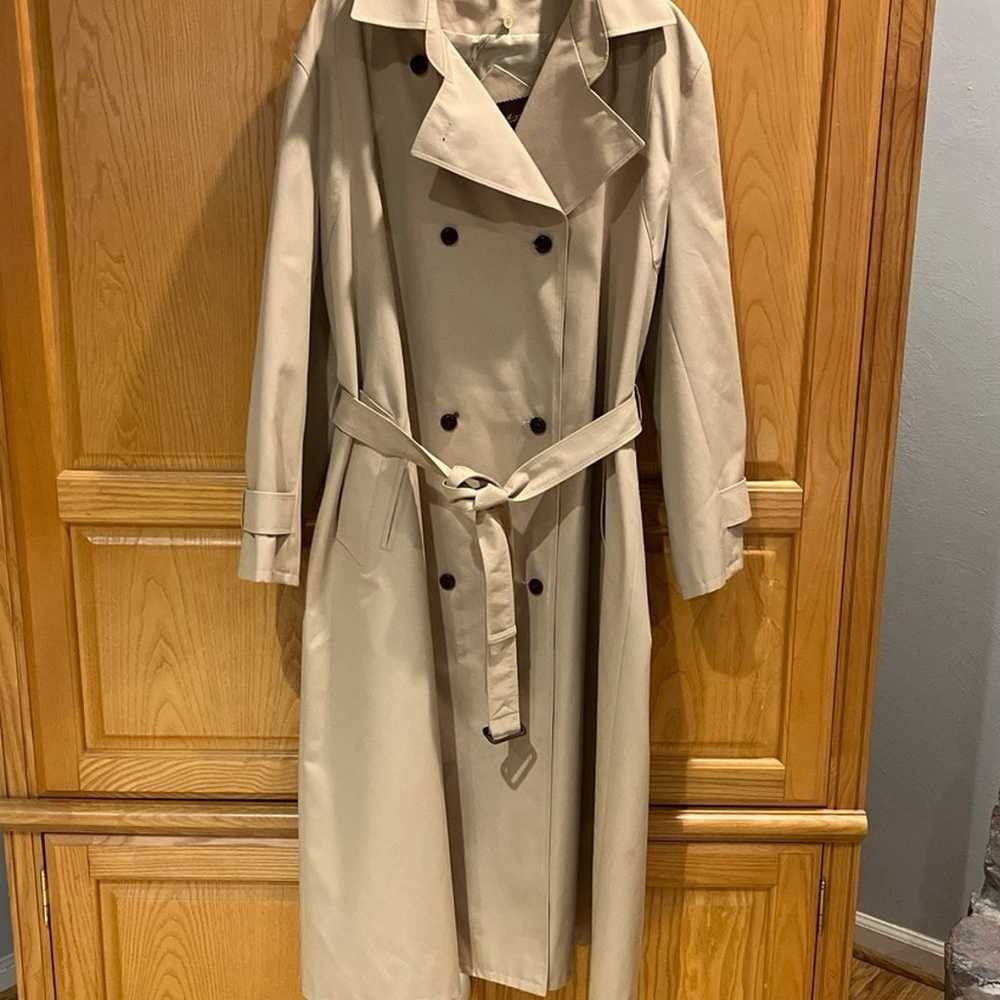 Vintage 1970s Etienne Aigner Tan Trench Coat ~ Re… - image 1