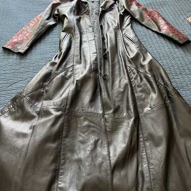 Hilary's Vanity Leather Swing Coat - image 1