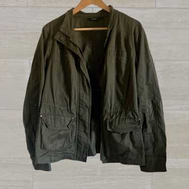 APT 9 OLIVE GREEN UTILITY JACKET