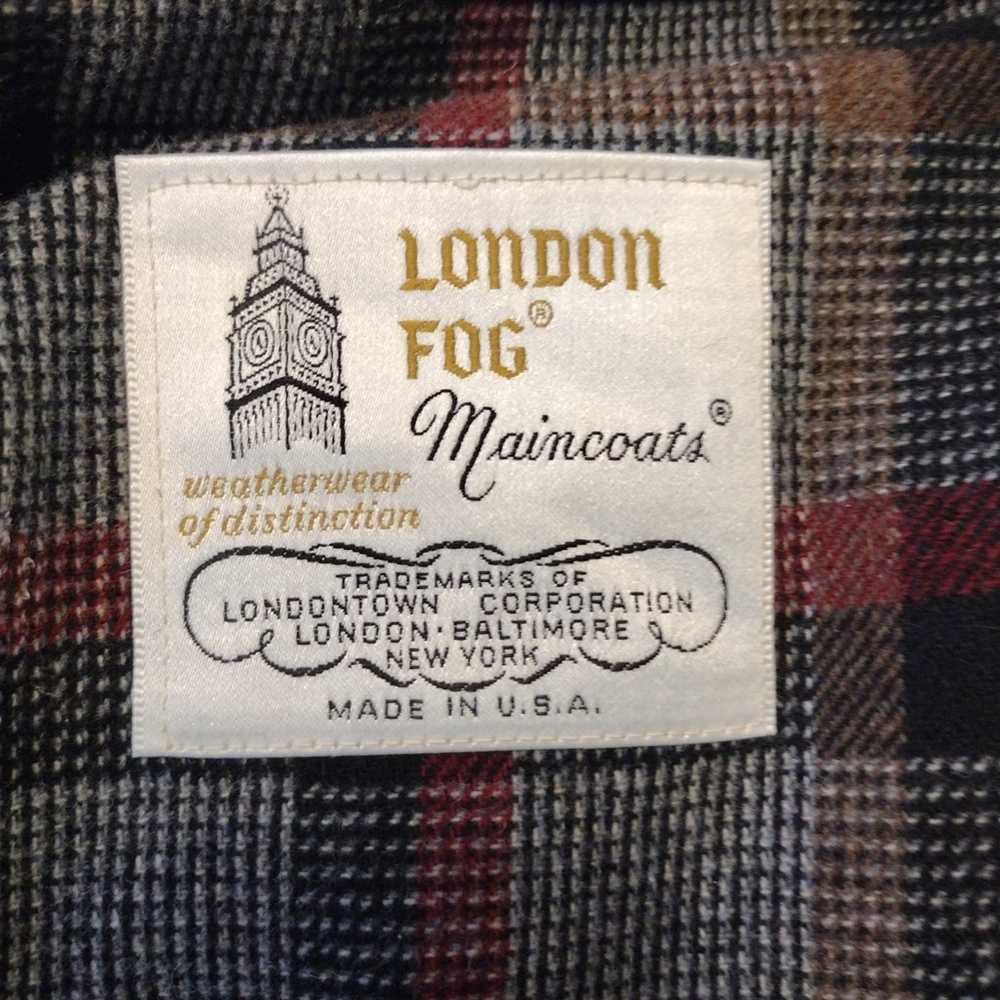 London Fog Maincoat Trenchcoat 90s Vintage 18R - image 3