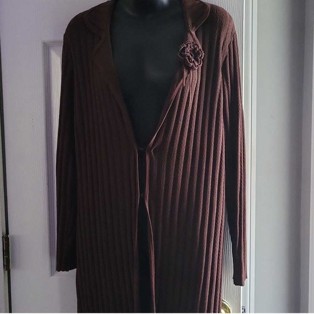 MTWT 9-5 vintage women's sweater
brown size XS - image 12