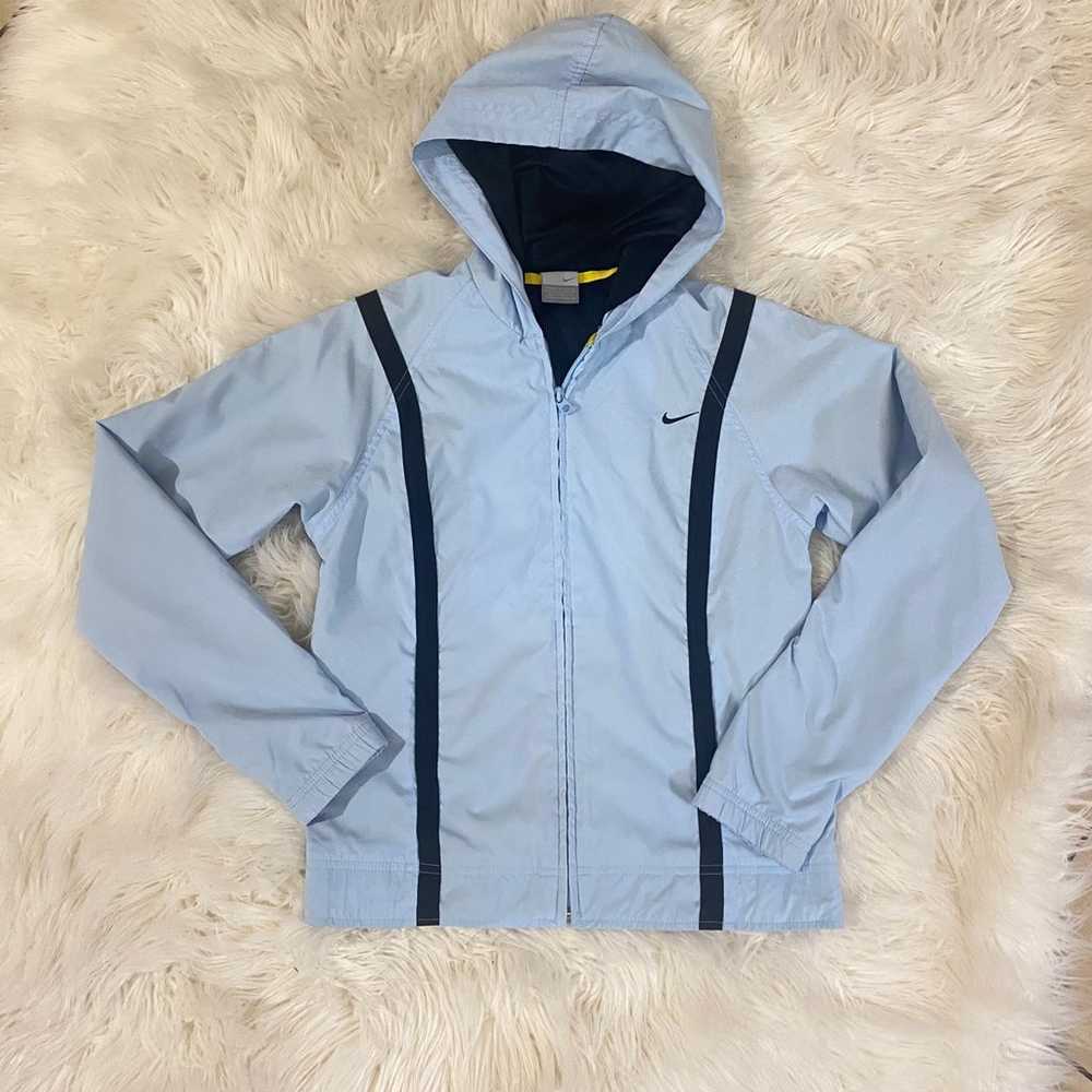 Nike vintage baby blue jacket - image 1