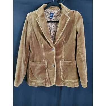 Vintage Y2K Gap Velvet Blazer Jacket, 2