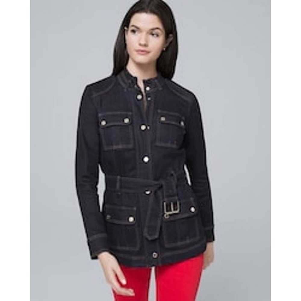 White House Black Market Women's Denim Jacket 570… - image 2