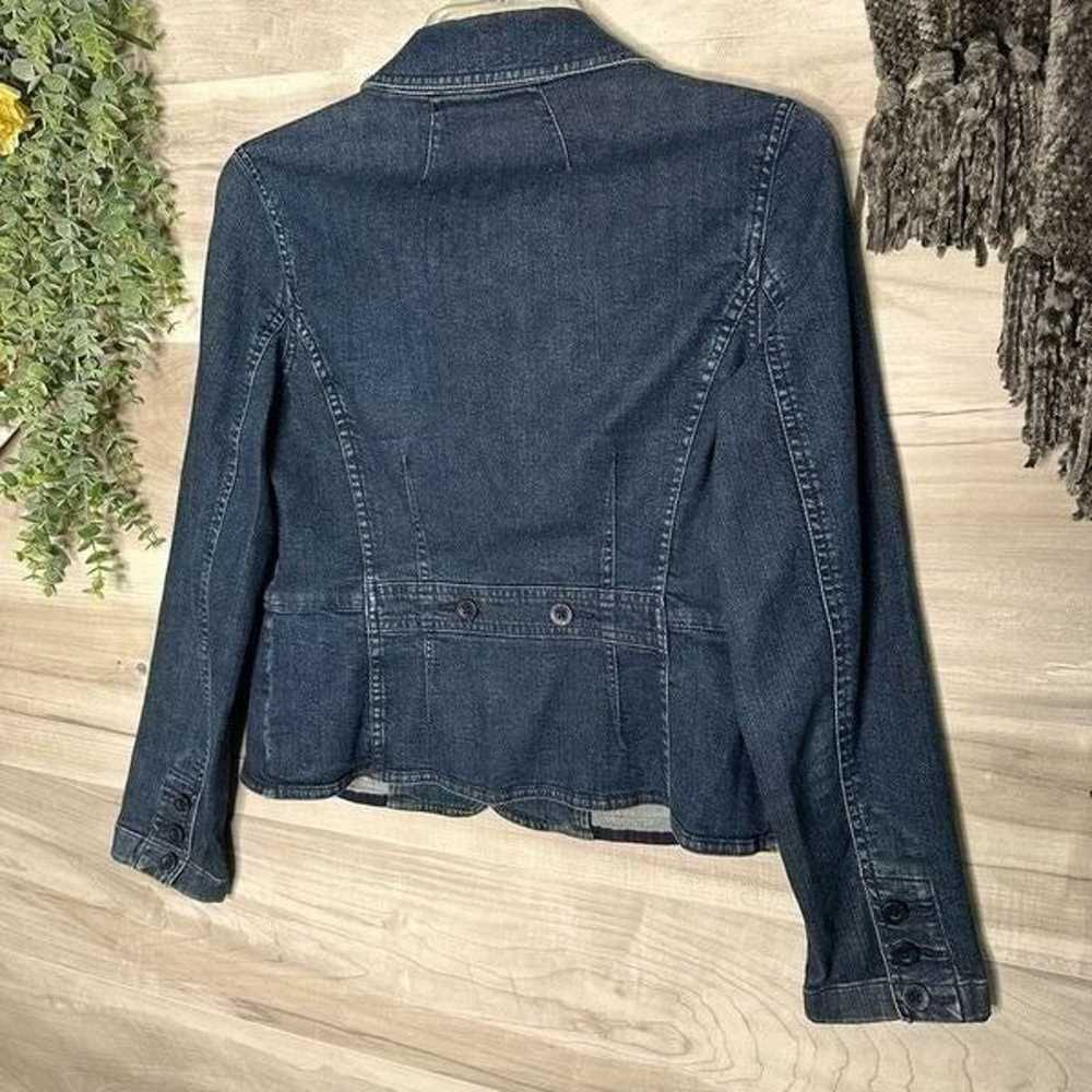 Vintage LL Bean Womens Denim Long SLeeve Jacket XS - image 4