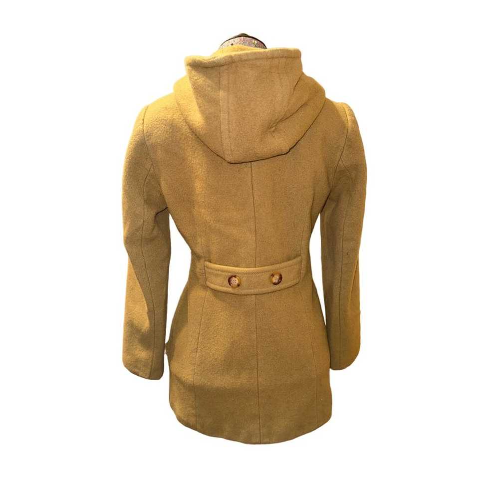 Moda International 100% Wool Hooded Double Breast… - image 3