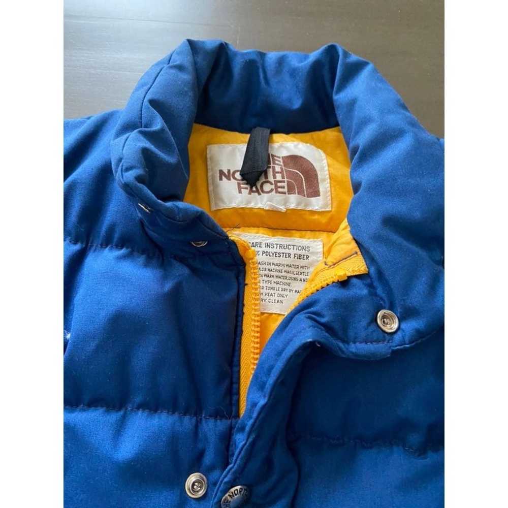 The north face quilted puffer brown label, vintage - image 2