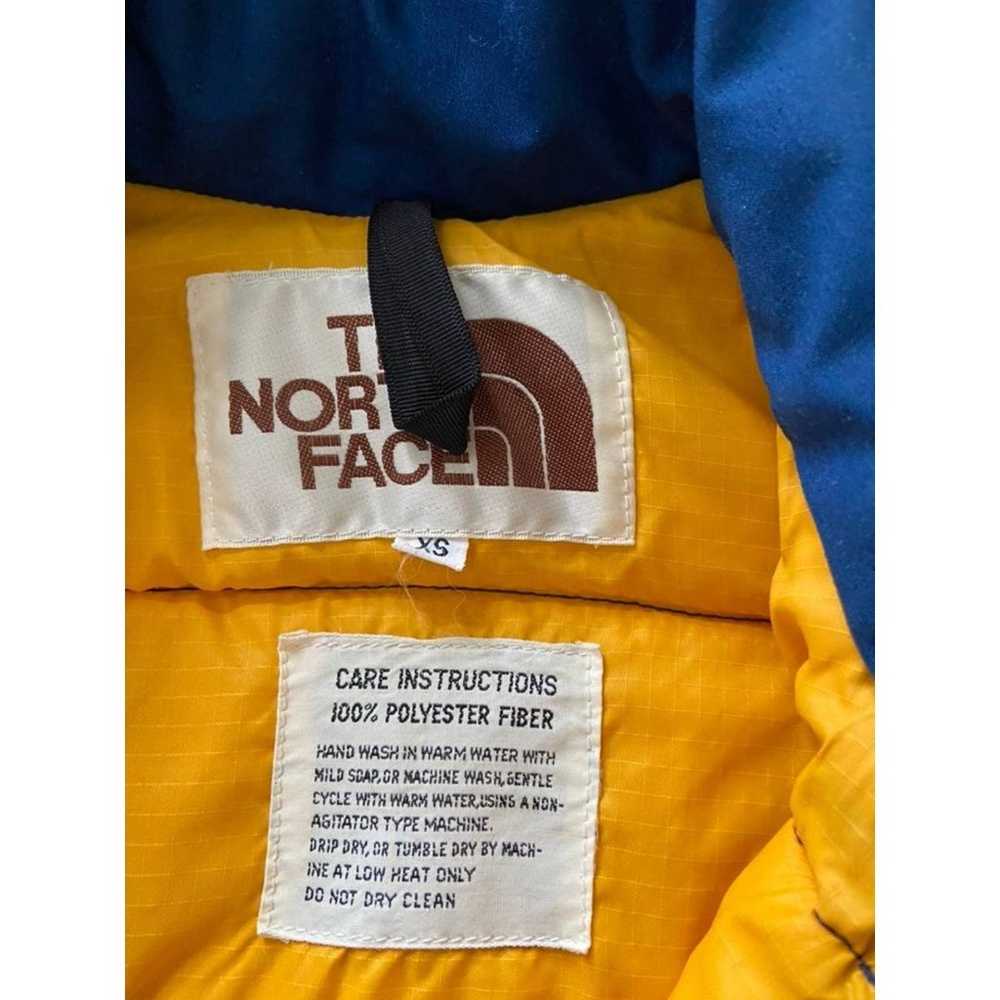 The north face quilted puffer brown label, vintage - image 4