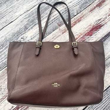 Coach Coach Oxblood Burgundy Leather Tote #29086 - image 1