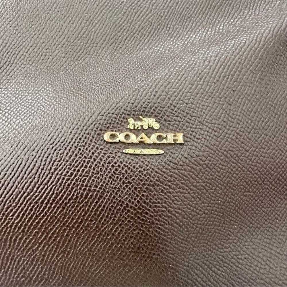 Coach Coach Oxblood Burgundy Leather Tote #29086 - image 3