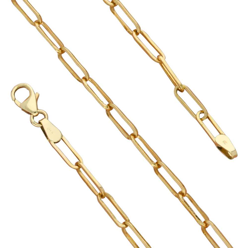 Bony Levy 14k Yellow Gold Ofira Paperclip Link Ch… - image 1