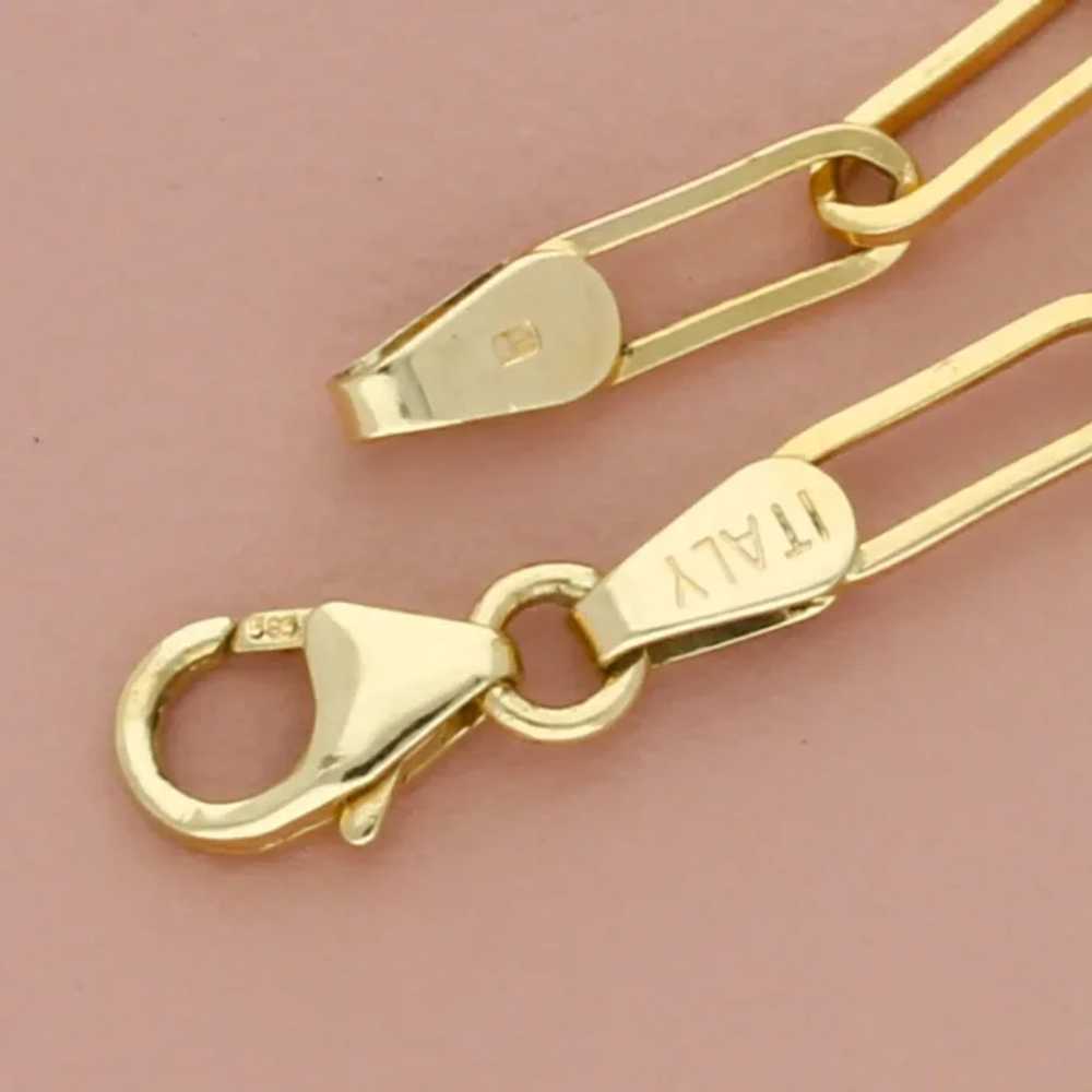 Bony Levy 14k Yellow Gold Ofira Paperclip Link Ch… - image 4