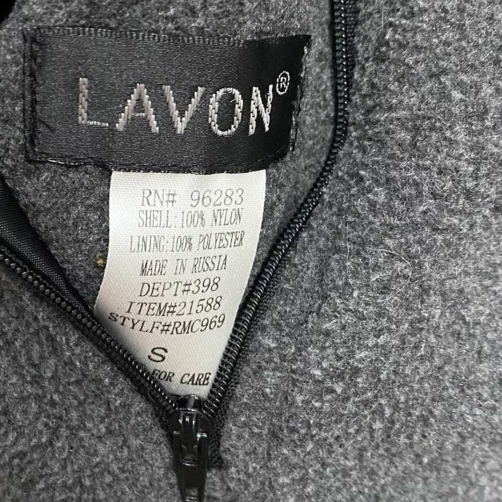 VINTAGE Lavon Brand Women Fleece Vest Jacket Full… - image 3