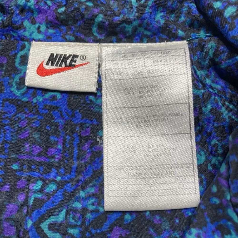 Vintage Nike Full Zip 90s Windbreaker Jacket Teal - image 4