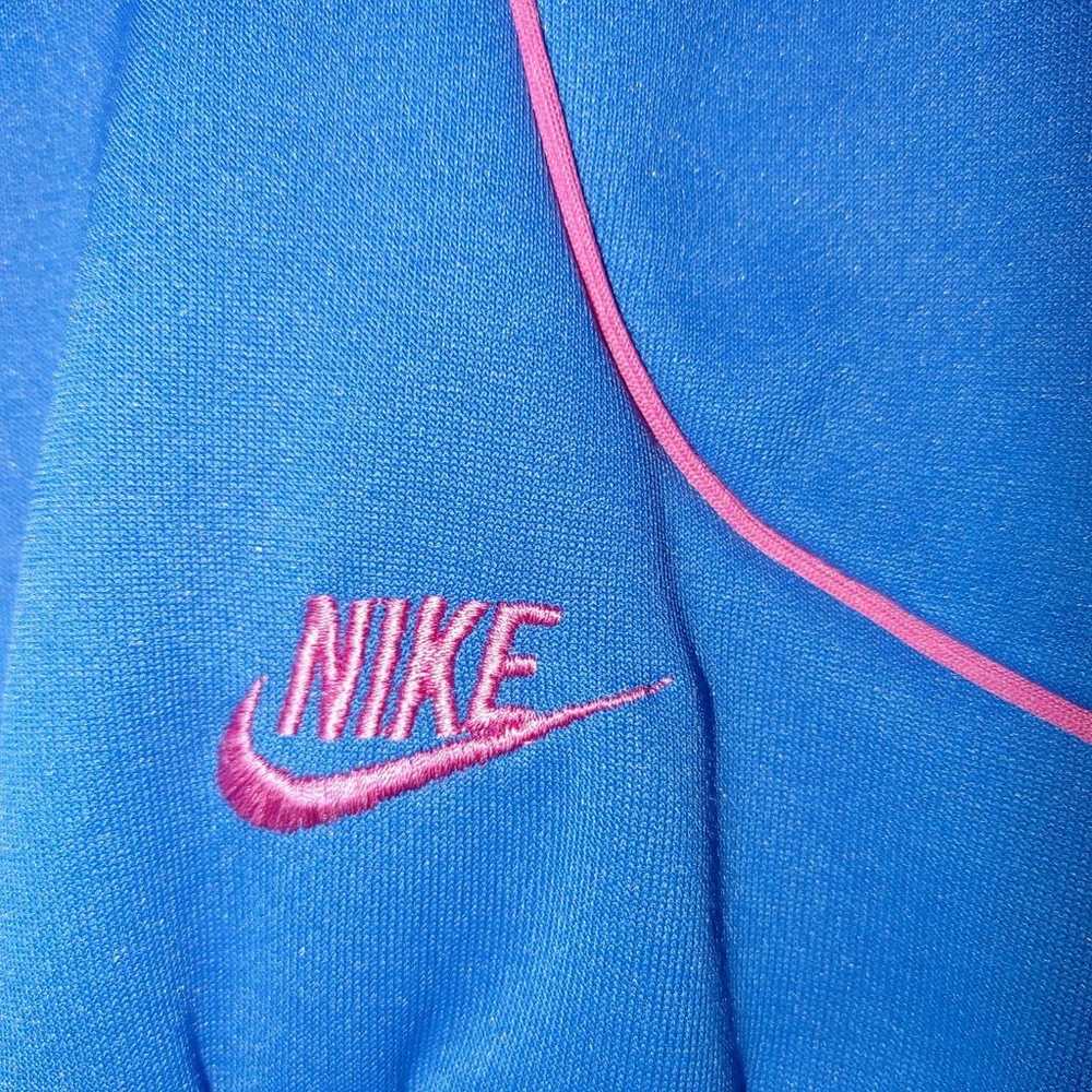 Nike Fleece Zipper Jacket SMALL Vintage Logo Pink… - image 2