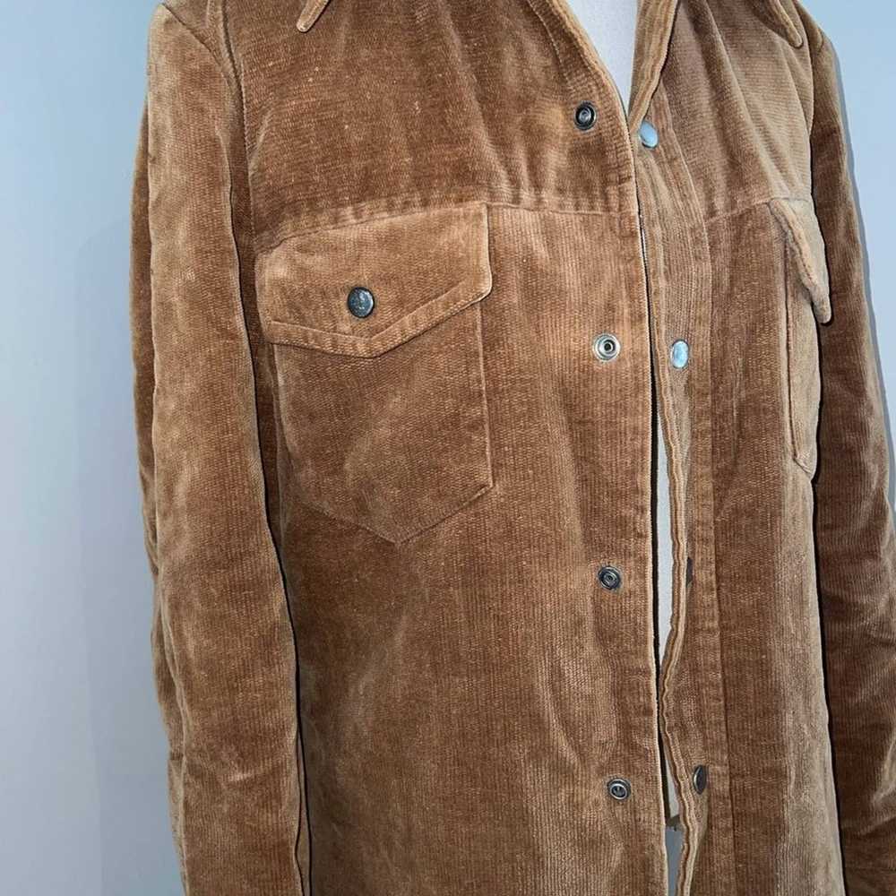 Super Cool Vintage Venture Fleece Lined Corduroy … - image 2