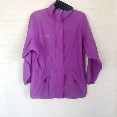 [Columbia] vtg purple windbreaker jacket