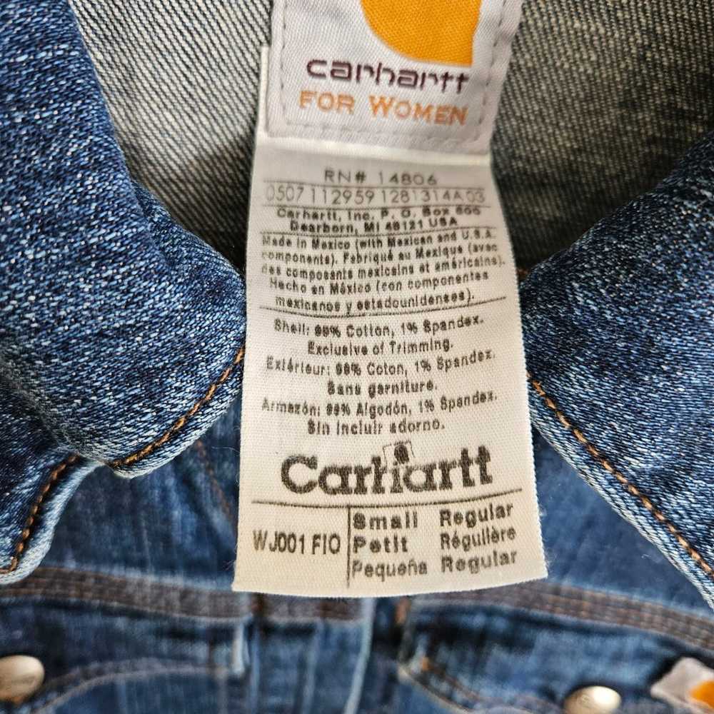 Carhartt Women's Vintage Denim Jacket - image 5