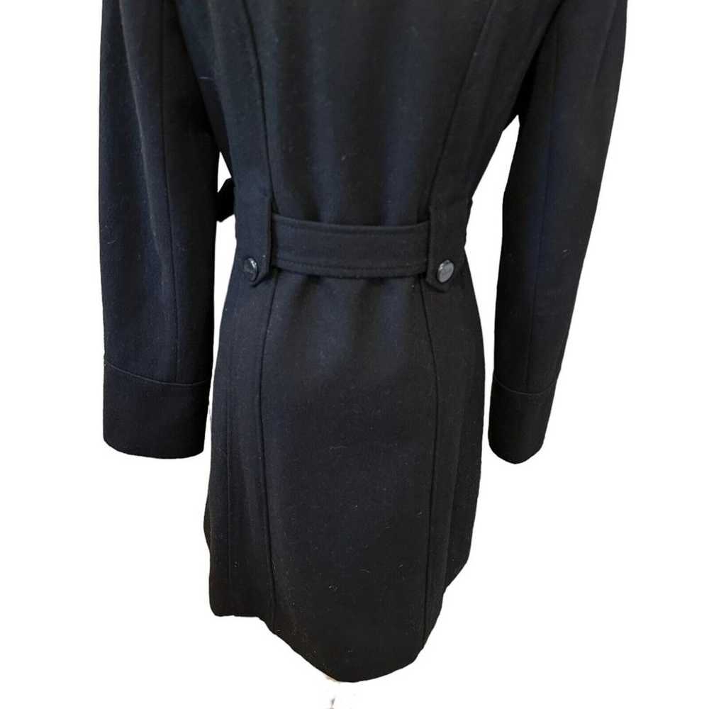 GUESS Women's Black Wool Blend Button & Belt Fitt… - image 10