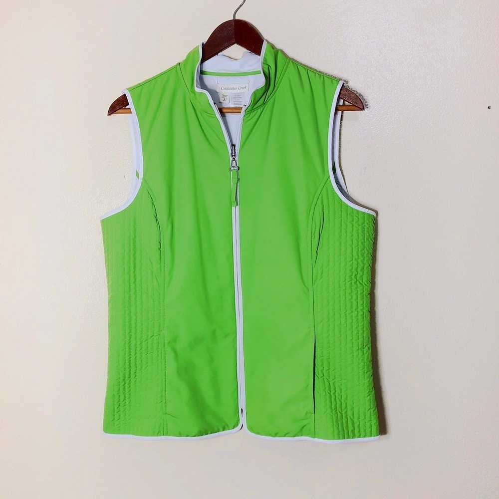 Coldwater Creek Reversible Outdoor Vest Size Smal… - image 1