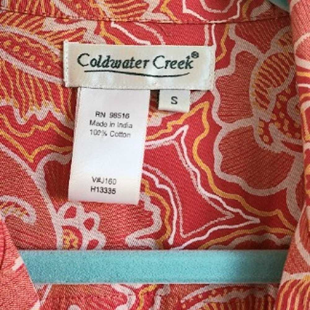 Vintage Shacket/Jacket by Coldwater Creek -Orange… - image 5