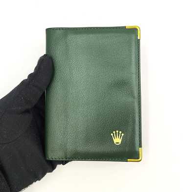 Rolex ROLEX Geneve leather passport holder with c… - image 1