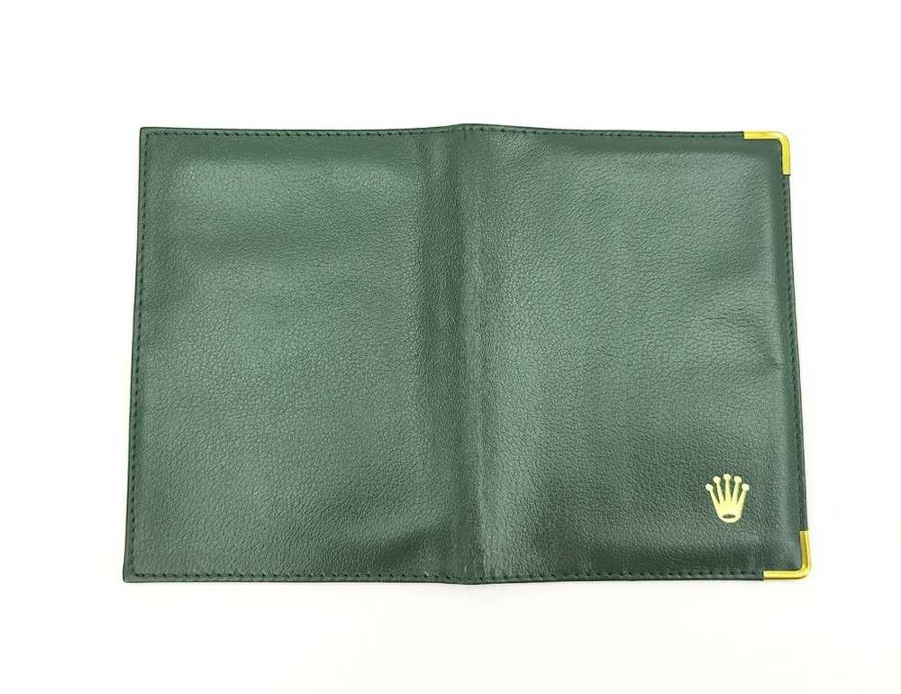 Rolex ROLEX Geneve leather passport holder with c… - image 6