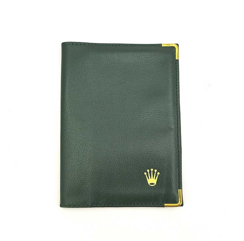 Rolex ROLEX Geneve leather passport holder with c… - image 8