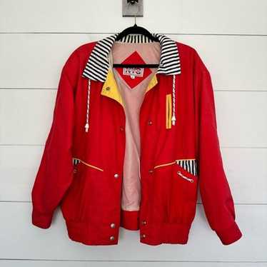 New York Girl Women’s Small Red 90s Vintage Jacket - image 1