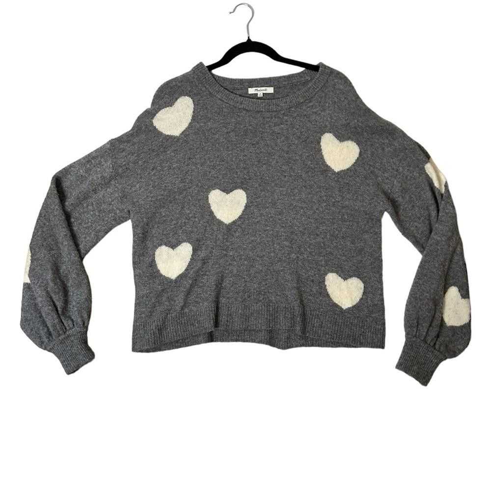 Madewell Madewell l Heart Dot Balloon Sleeve Swea… - image 2