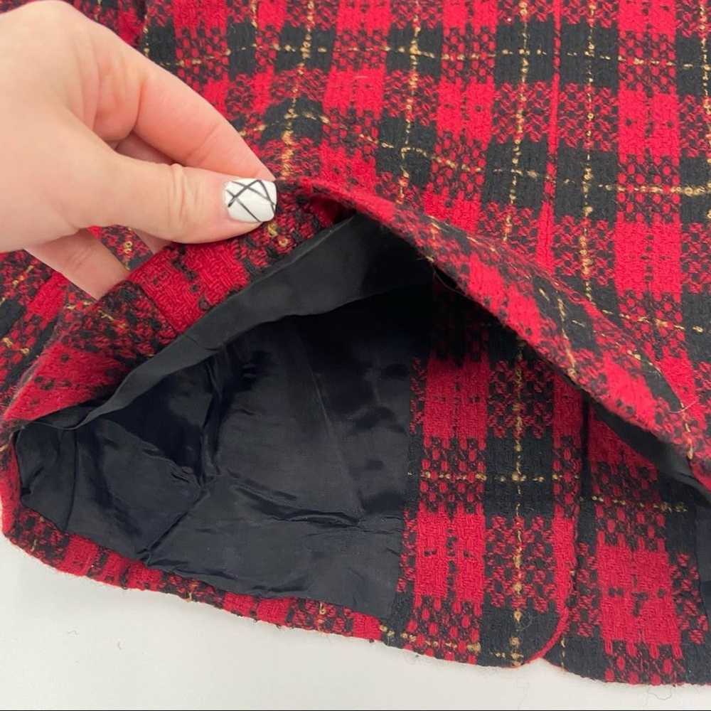 Vintage Talbots Blazer Plaid Red Tartan Jacket Pr… - image 5