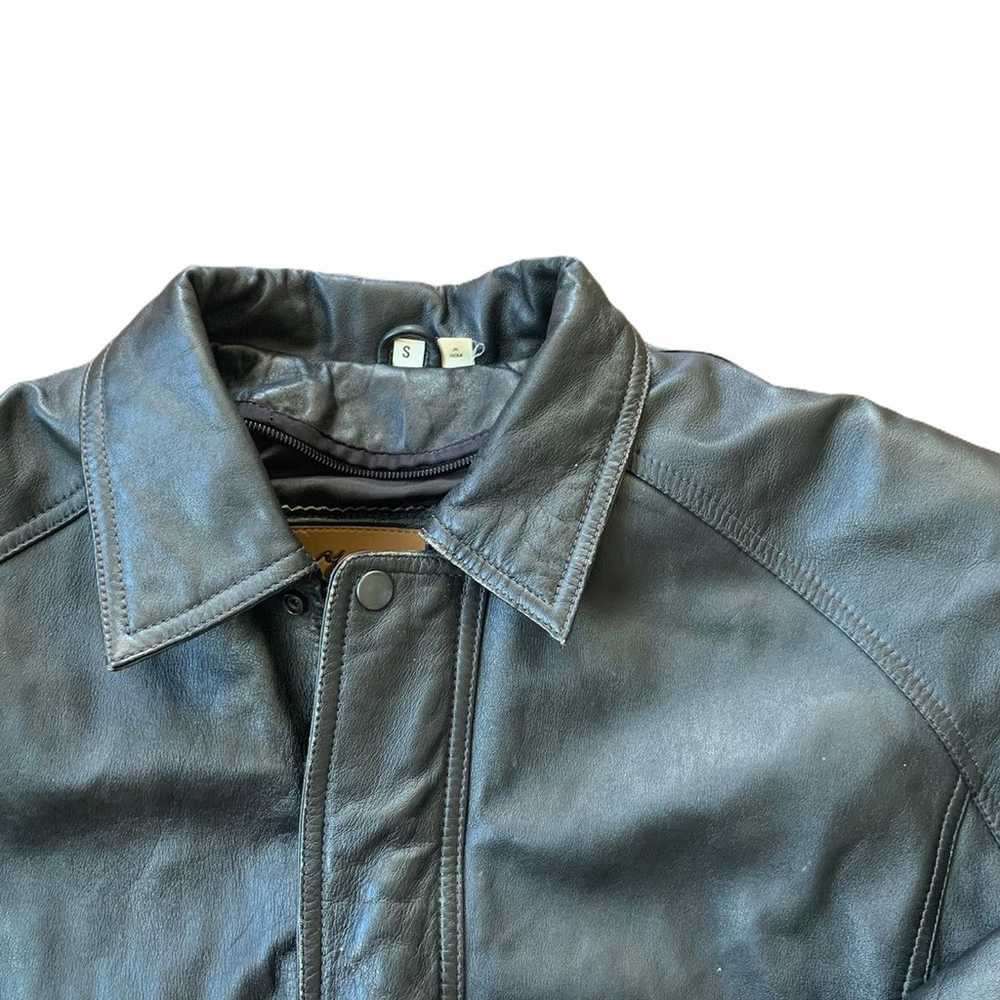 Vintage Heavy Authentic Leather Jacket - image 2