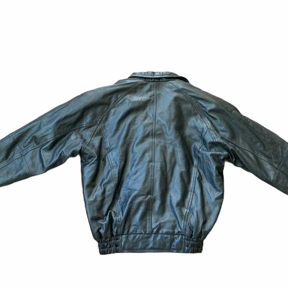 Vintage Heavy Authentic Leather Jacket - image 4