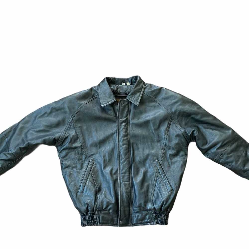 Vintage Heavy Authentic Leather Jacket - image 5