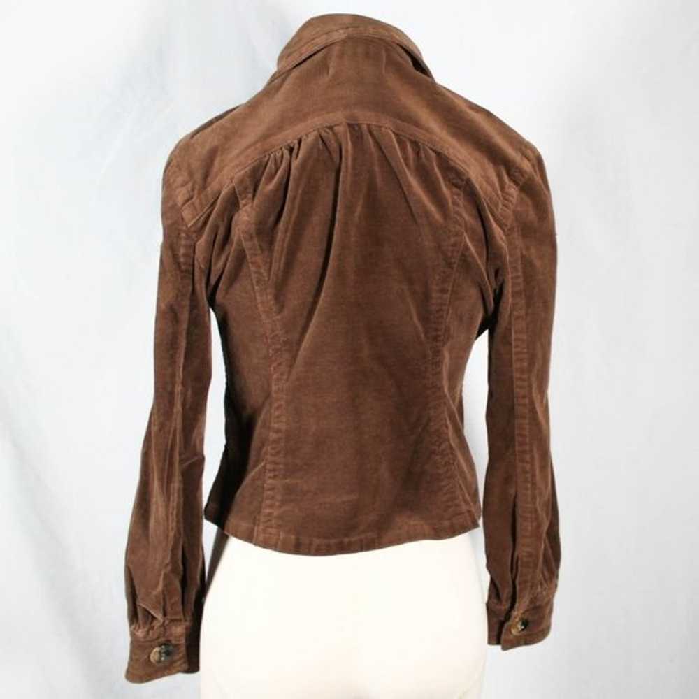 Vintage 1990s Brown Corduroy Jacket with Large To… - image 6