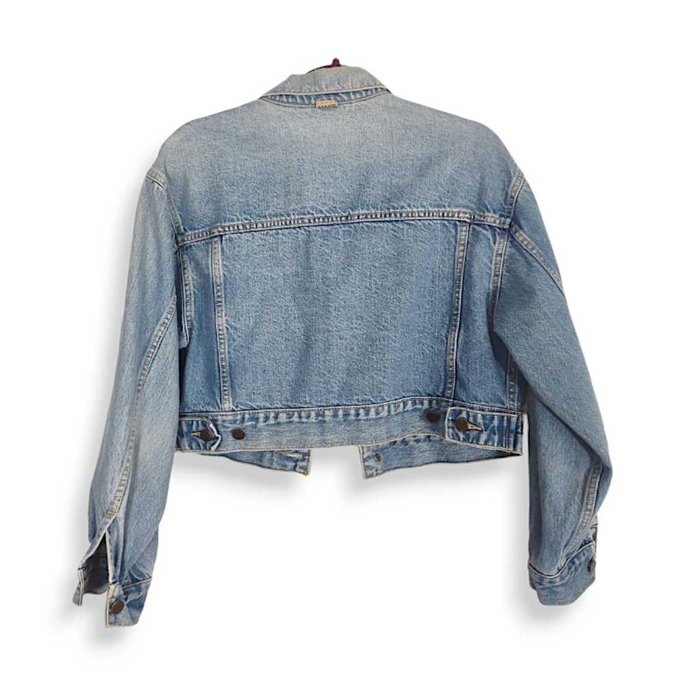 Esprit vintage 90's oversized cropped boxy denim … - image 2