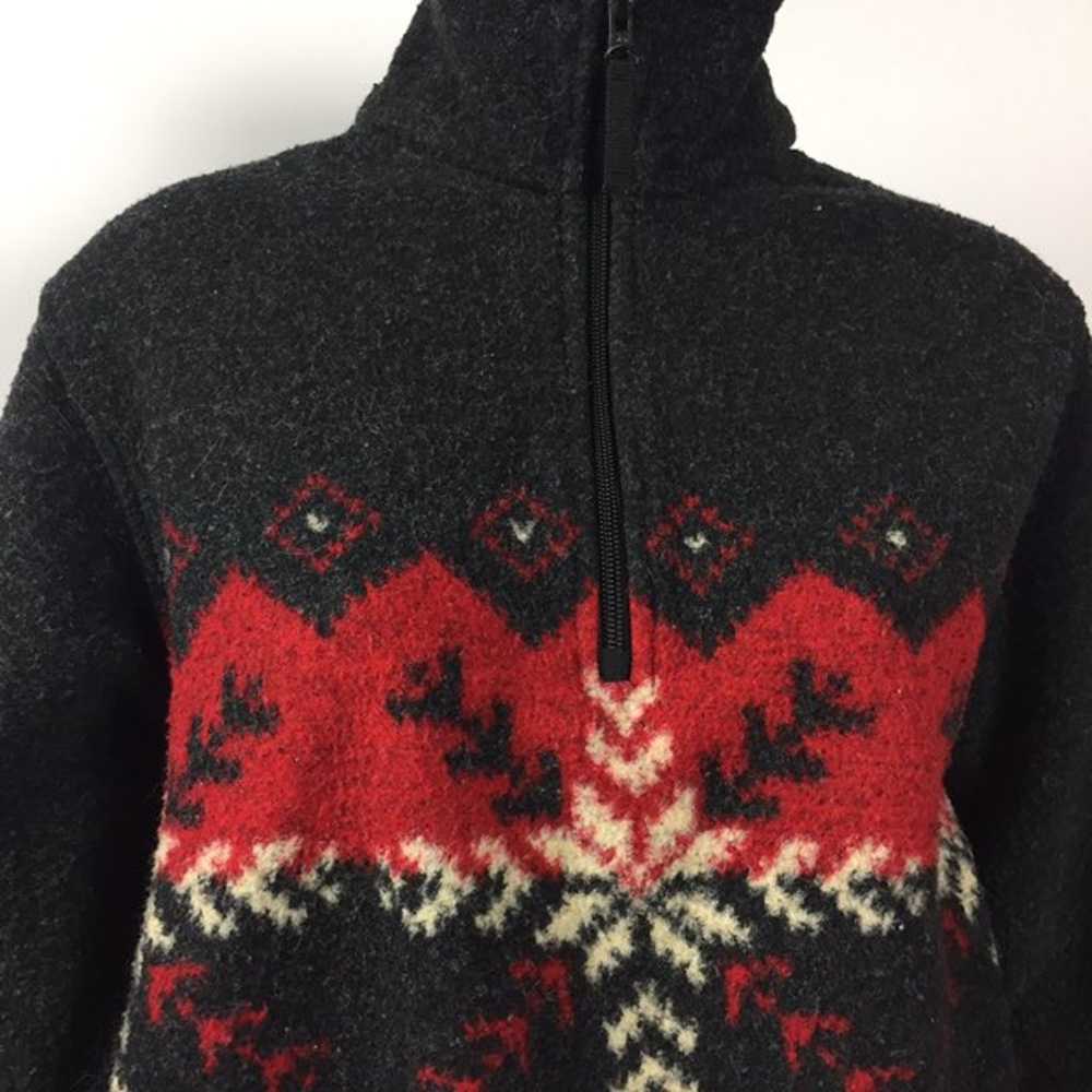 VINTAGE Fleece 1/4 Zip Small - image 5