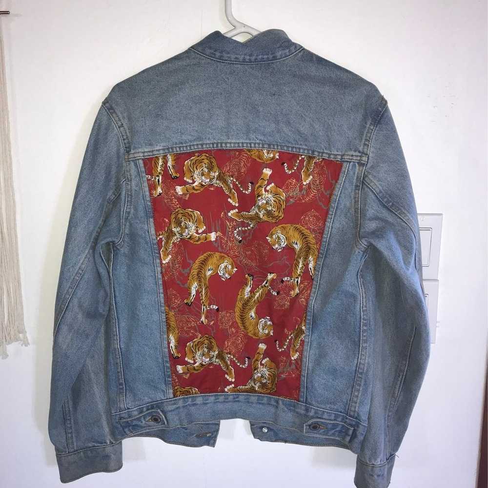 One of a kind vintage denim jacket - image 1