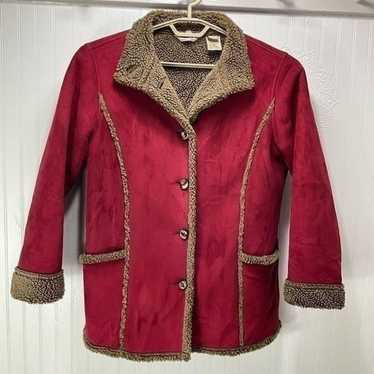 L. L. BEAN Faux Suede Sherpa Lined Jacket - image 1