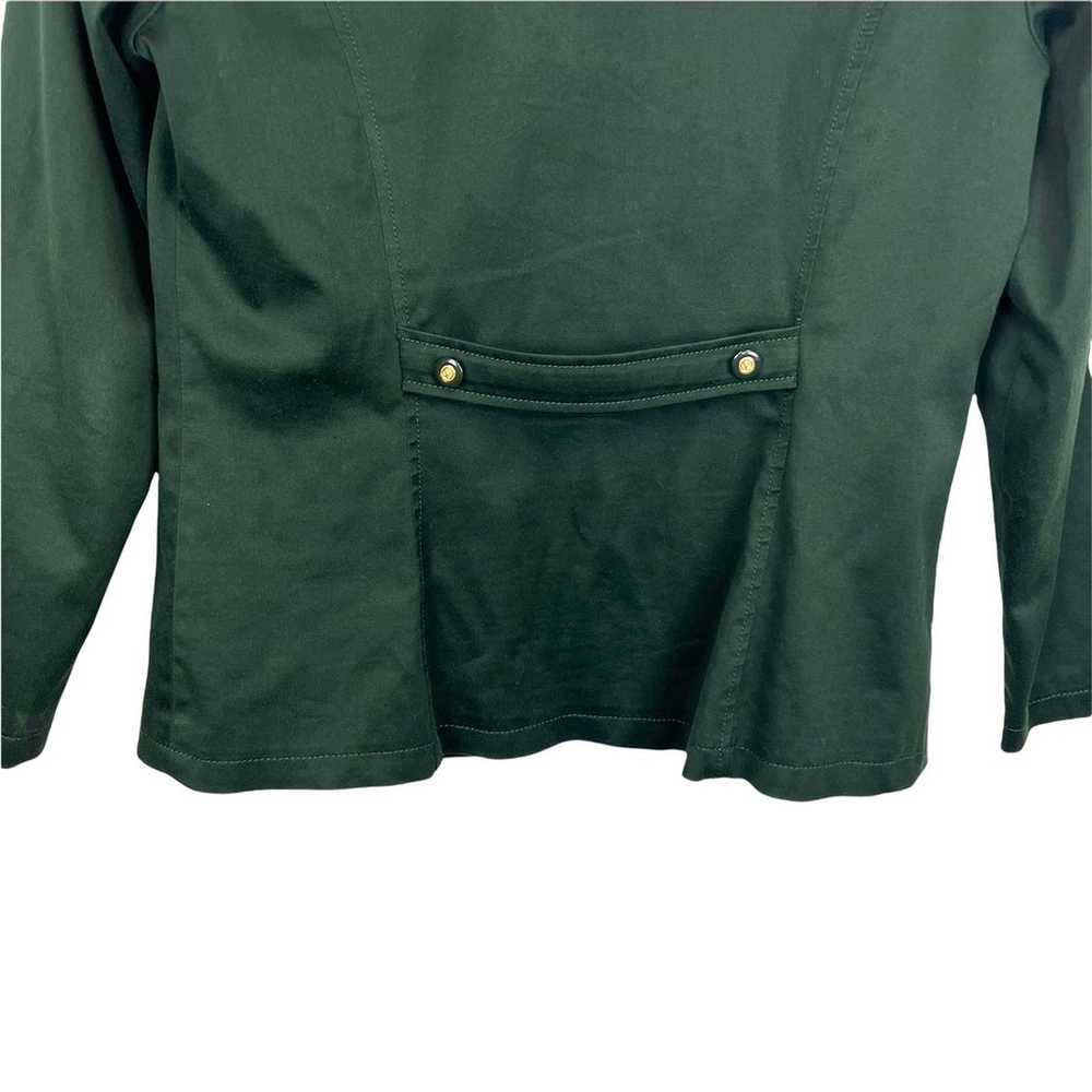 Vintage St. John Sport Dark Green Jacket Zip Up - image 6