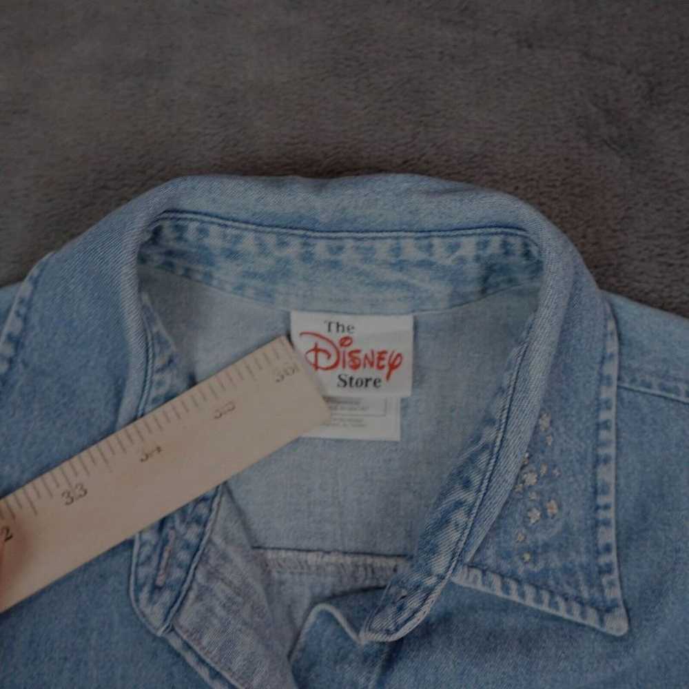 Vintage Disney Vest Women's Small Blue Mickey Mou… - image 3