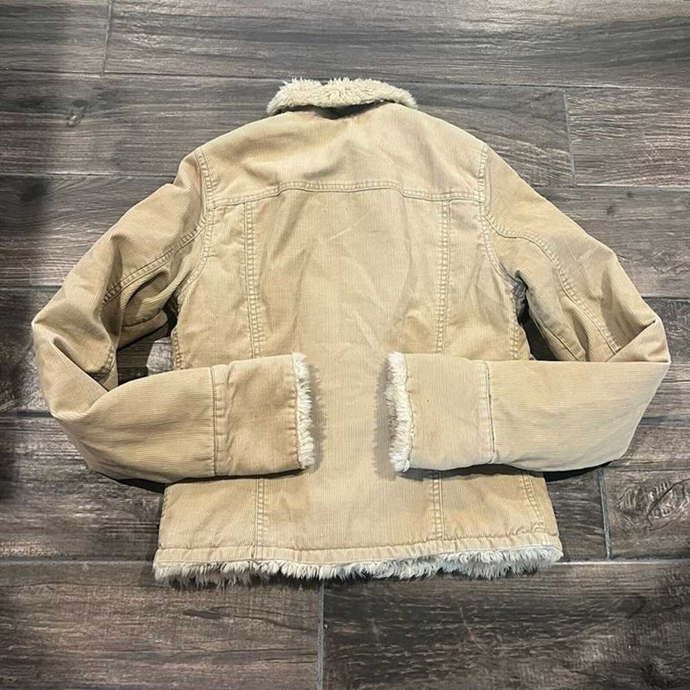 Abercrombie And Fitch Tan Corduroy Jacket Women's… - image 2