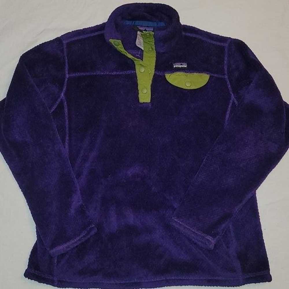 Patagonia Synchilla pullover, vintage jacket, pur… - image 1