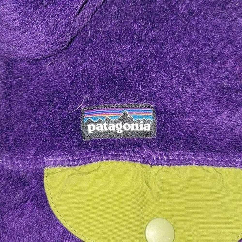 Patagonia Synchilla pullover, vintage jacket, pur… - image 3