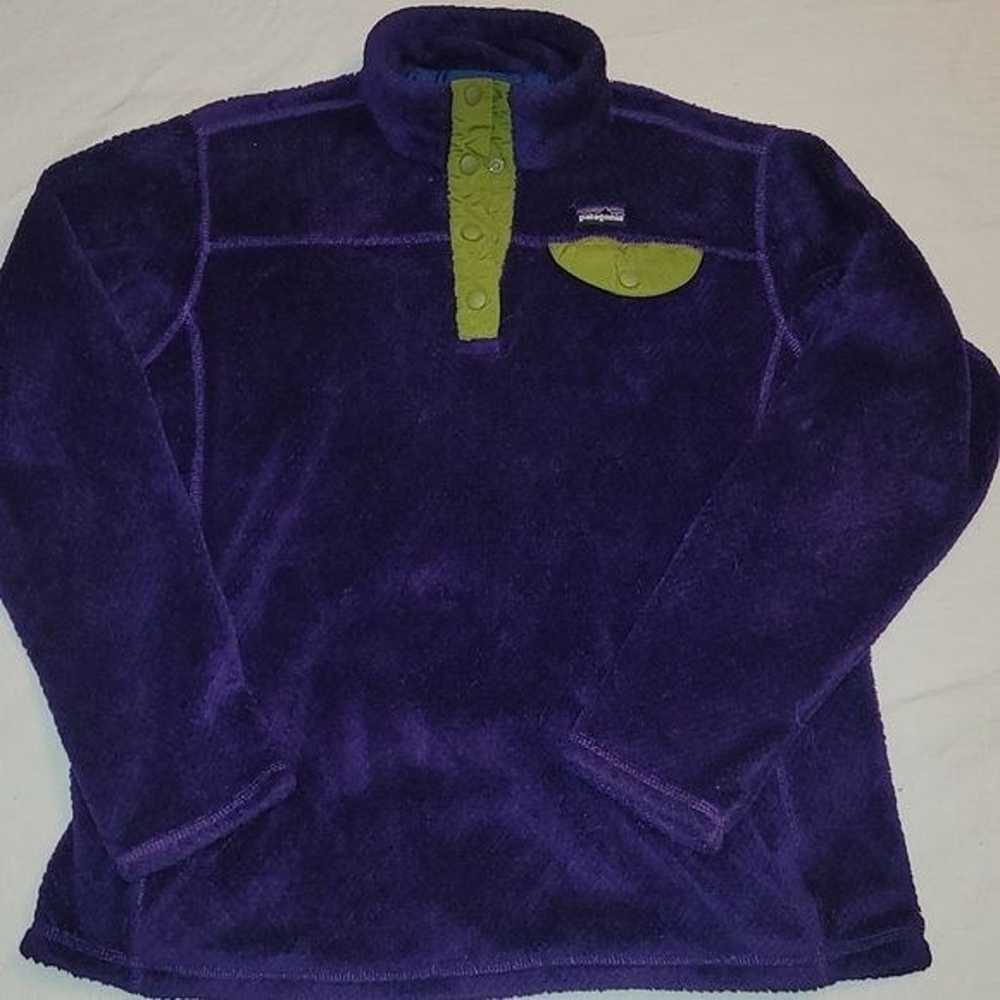 Patagonia Synchilla pullover, vintage jacket, pur… - image 7