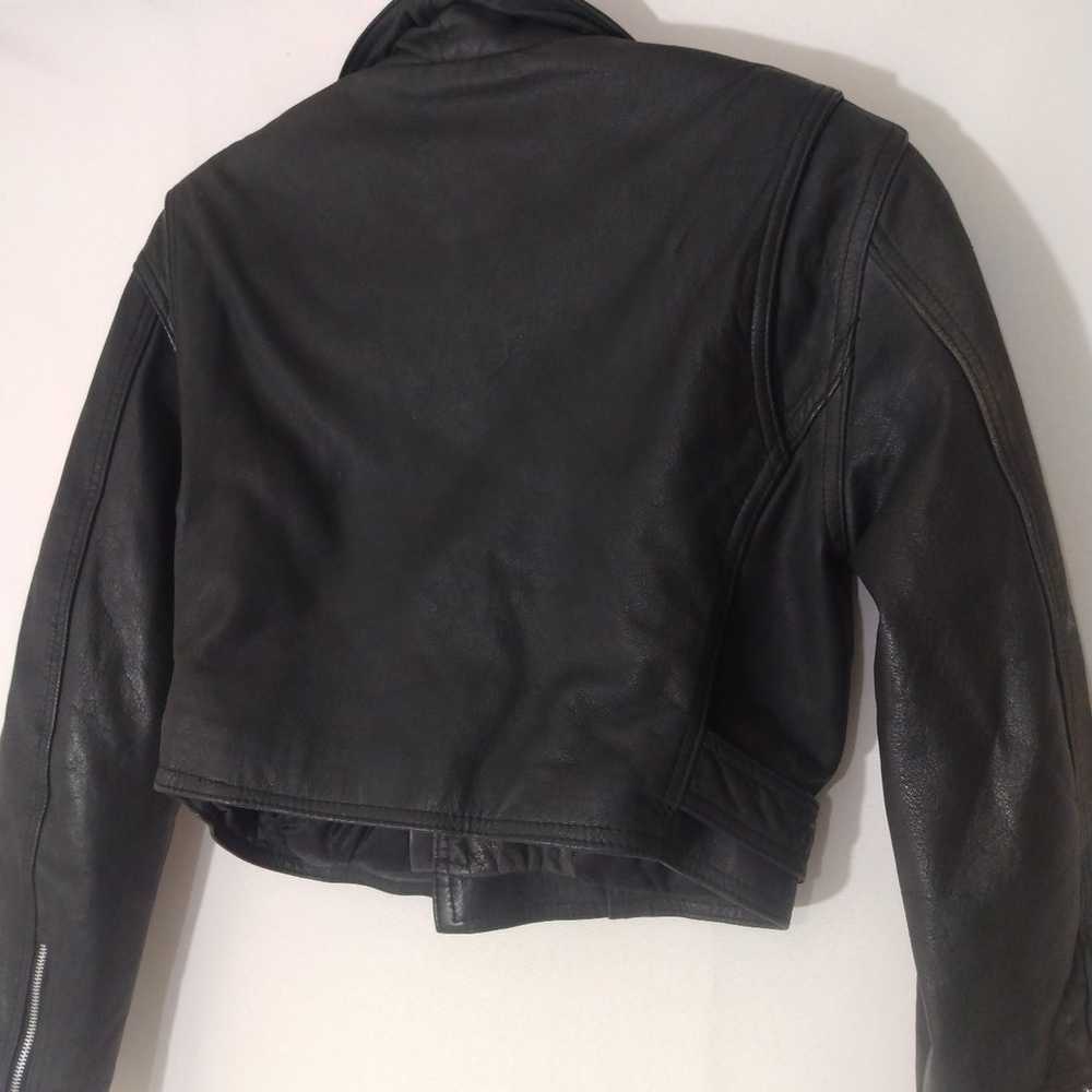 Womens Vintage Contempo Casuals Black Leather Bel… - image 4