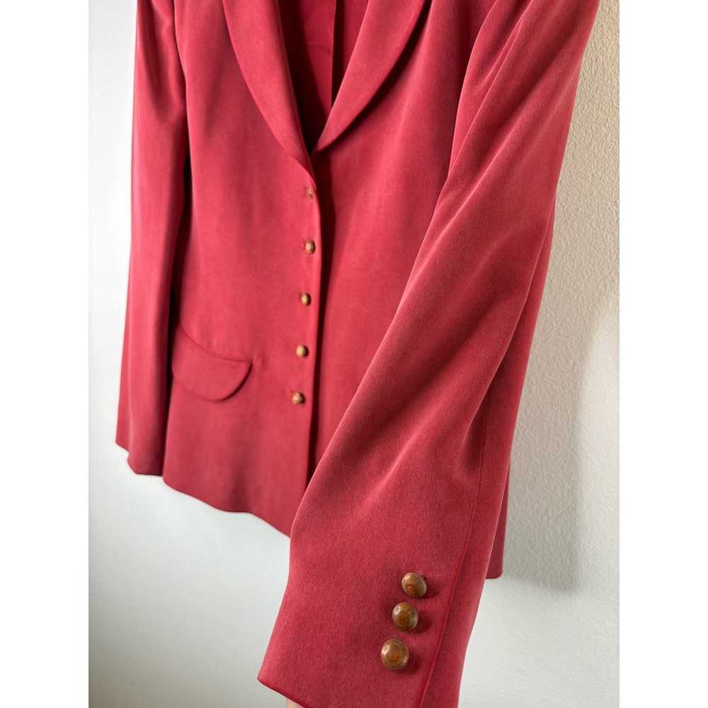 Dana Buchman 100% Silk Blazer - image 4