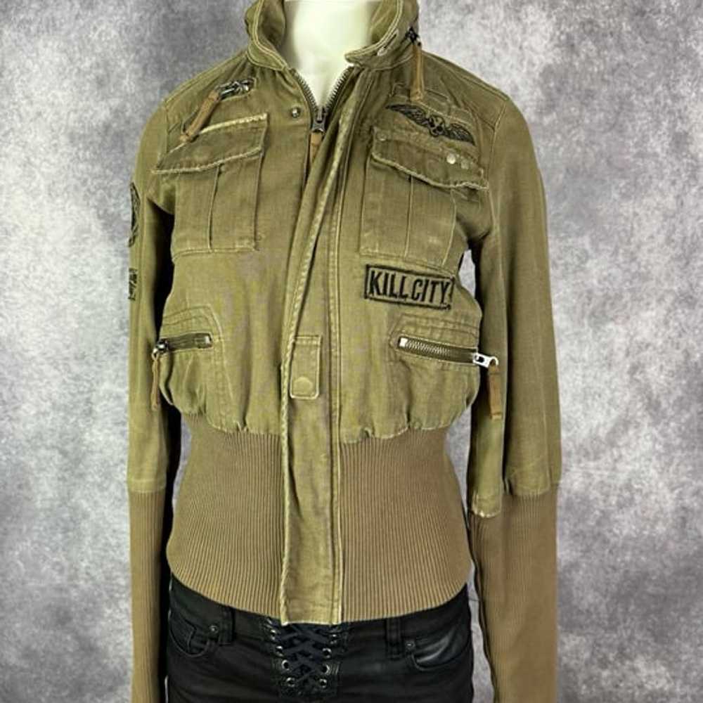 Kill City by Lip Service Rare Vintage Army Green … - image 7